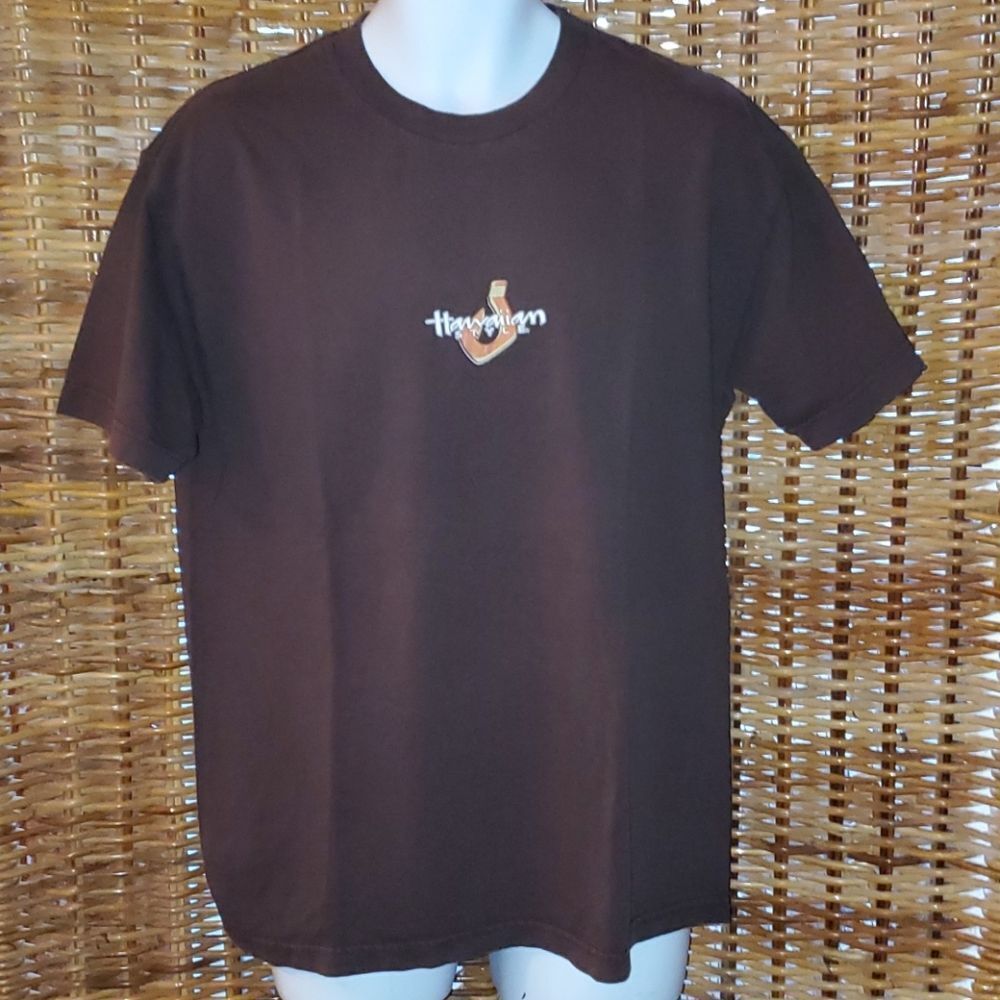 Hawaiian Style Fish Hook Hawaii T Shirt L
